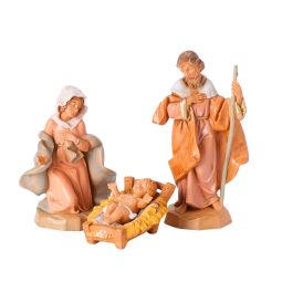 Classic Holy Family 3 Piece Set - 5" Scale